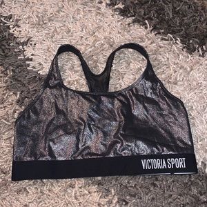 Victoria’s Secret metallic sport bra size XL good cond